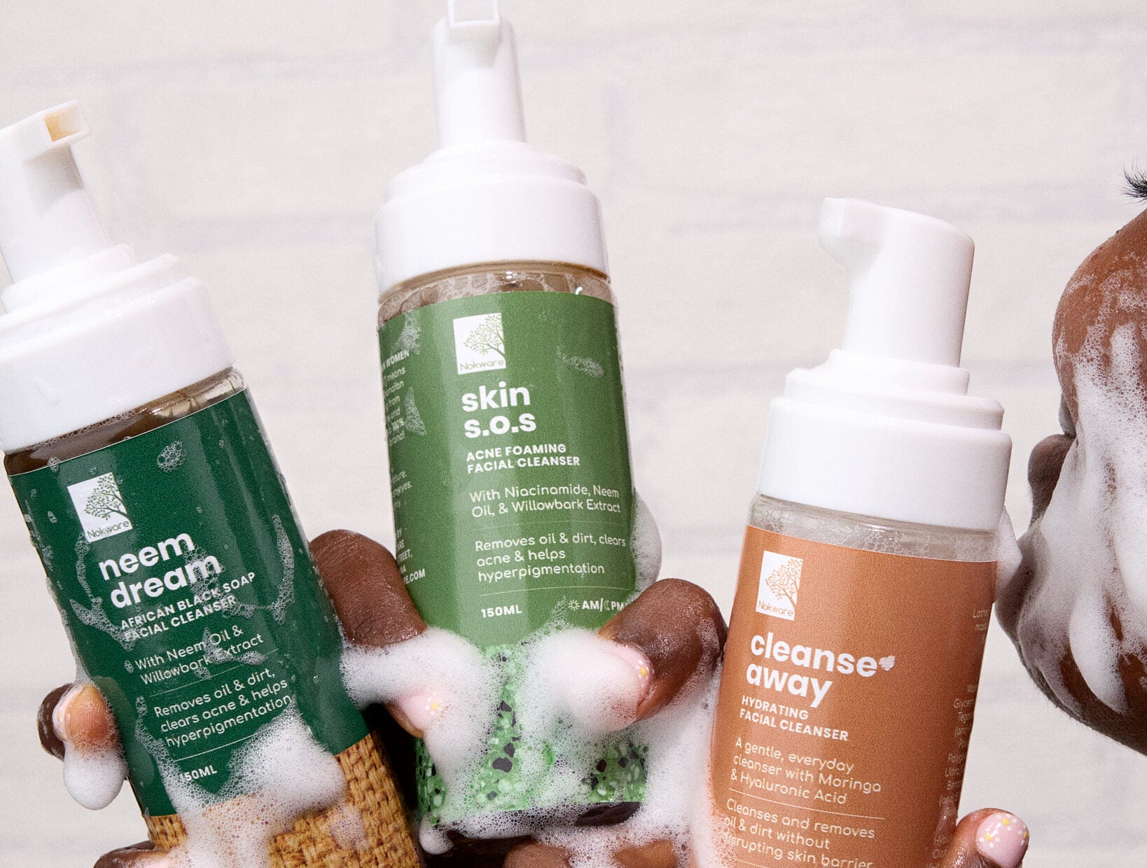 Nokware Man, Foaming Face Wash image 2